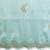 Sky blue soft shimmer chiffon embroidery work designer party wear festive saree with unstitched blouse piece