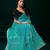 Rama net sequence emboidery festive saree with unstitched blouse piece