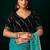 Rama  soft net sequence emboidery designer party wear festive saree with unstitched blouse piece