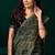 Green  soft net sequence emboidery designer party wear festive saree with unstitched blouse piece