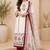 printed maslin kurta set with sequence work dupatta & rayon pant