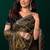 Mehendi  soft net sequence emboidery designer party wear festive saree with unstitched blouse piece