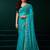 Rama  soft net sequence emboidery designer party wear festive saree with unstitched blouse piece