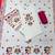 printed maslin kurta set with sequence work dupatta & rayon pant