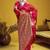 satin silk blend handloom weaving saree in red