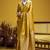 satin silk blend handloom weaving saree in mustard yellow