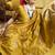 satin silk blend handloom weaving saree in mustard yellow