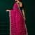 Rani pink  soft net sequence emboidery designer party wear festive saree with unstitched blouse piece