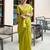 Parrot soft silk blend banarasi jacuard work designer party wear saree with unstitched blouse piece
