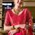 Rani pink soft silk blend banarasi jacuard work designer party wear saree with unstitched blouse piece