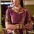 Purple soft silk blend banarasi jacuard work designer party wear saree with unstitched blouse piece