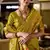 Parrot soft silk blend banarasi jacuard work designer party wear saree with unstitched blouse piece