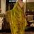 Parrot soft silk blend banarasi jacuard work designer party wear saree with unstitched blouse piece