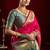 Rani pink soft silk blend banarasi jacuard work designer party wear saree with unstitched blouse piece