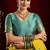 Yellow soft silk blend banarasi jacuard work designer party wear saree with unstitched blouse piece