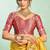 Yellow soft silk blend banarasi jacuard work designer party wear saree with unstitched blouse piece
