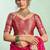 Rani pink soft silk blend banarasi jacuard work designer party wear saree with unstitched blouse piece