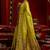 Parrot soft silk blend banarasi jacuard work designer party wear saree with unstitched blouse piece
