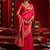 Pink soft silk blend banarasi jacuard work designer party wear saree with unstitched blouse piece