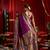 Purple soft silk blend banarasi jacuard work designer party wear saree with unstitched blouse piece
