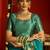 Rama soft silk blend banarasi jacuard work designer party wear saree with unstitched blouse piece