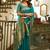 Rama soft silk blend banarasi jacuard work designer party wear saree with unstitched blouse piece