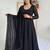 new party wear look gerorrget gown with pant dupatta set