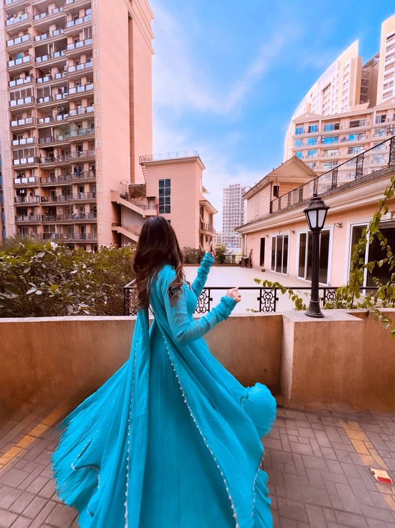  anarkali gown set