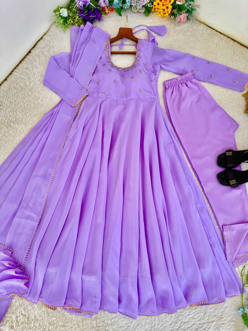  anarkali gown set