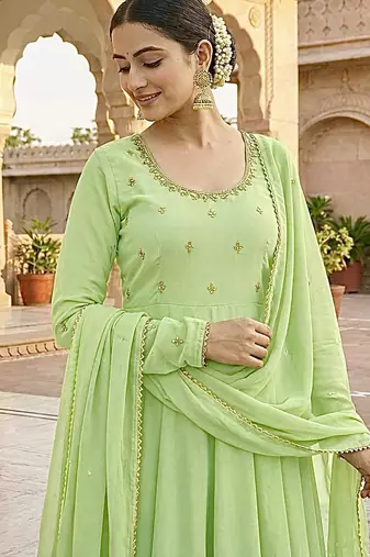 anarkali gown set