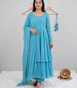  anarkali gown set