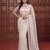 net saree with beads sequence & pearl embroidery work