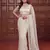  net saree with beads sequence & pearl embroidery work