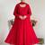 party wear look gerorrget gown with pant dupatta set