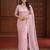  net saree with beads sequence & pearl embroidery work
