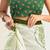 white green lilen print work designer party wear festive 1 minute ready to wear saree with unstitched blouse piece