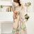 off white lilen print work designer party wear festive 1 minute ready to wear saree with unstitched blouse piece