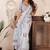 white lilen print work designer party wear festive 1 minute ready to wear saree with unstitched blouse piece