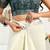 white lilen print work designer party wear festive 1 minute ready to wear saree with unstitched blouse piece