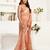 rust lilen print work designer party wear festive 1 minute ready to wear saree with unstitched blouse piece