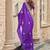 Plum soft shimmer chiffon embroidery work designer party wear festive saree with unstitched blouse piece