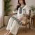 Trendy rayon cotton embroidered co-ord set for women