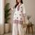 Trendy rayon cotton embroidered co-ord set for women