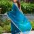 Morpich soft shimmer chiffon embroidery work designer party wear festive saree with unstitched blouse piece