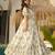 Printed cambric cotton full flaired gown