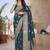 Morpich soft  silk blend with zari weave work designer party wear festive saree with unstitched blouse piece