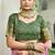 Pink green soft silk blend with woven work designer party wear festive saree with unstitched blouse piece