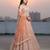 Orange Net Embroidered Lehenga Choli Set With Dupatta And Blouse Piece