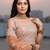 Orange Net Embroidered Lehenga Choli Set With Dupatta And Blouse Piece