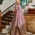 Lavender  soft silk blend with woven work designer party wear festive saree with unstitched blouse piece